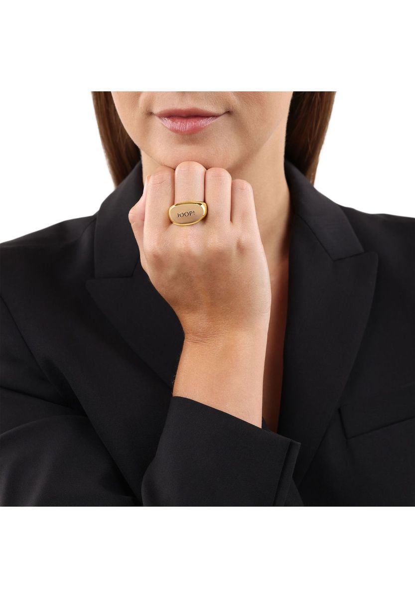 JOOP! Damen Ring, Edelstahl, GOLD