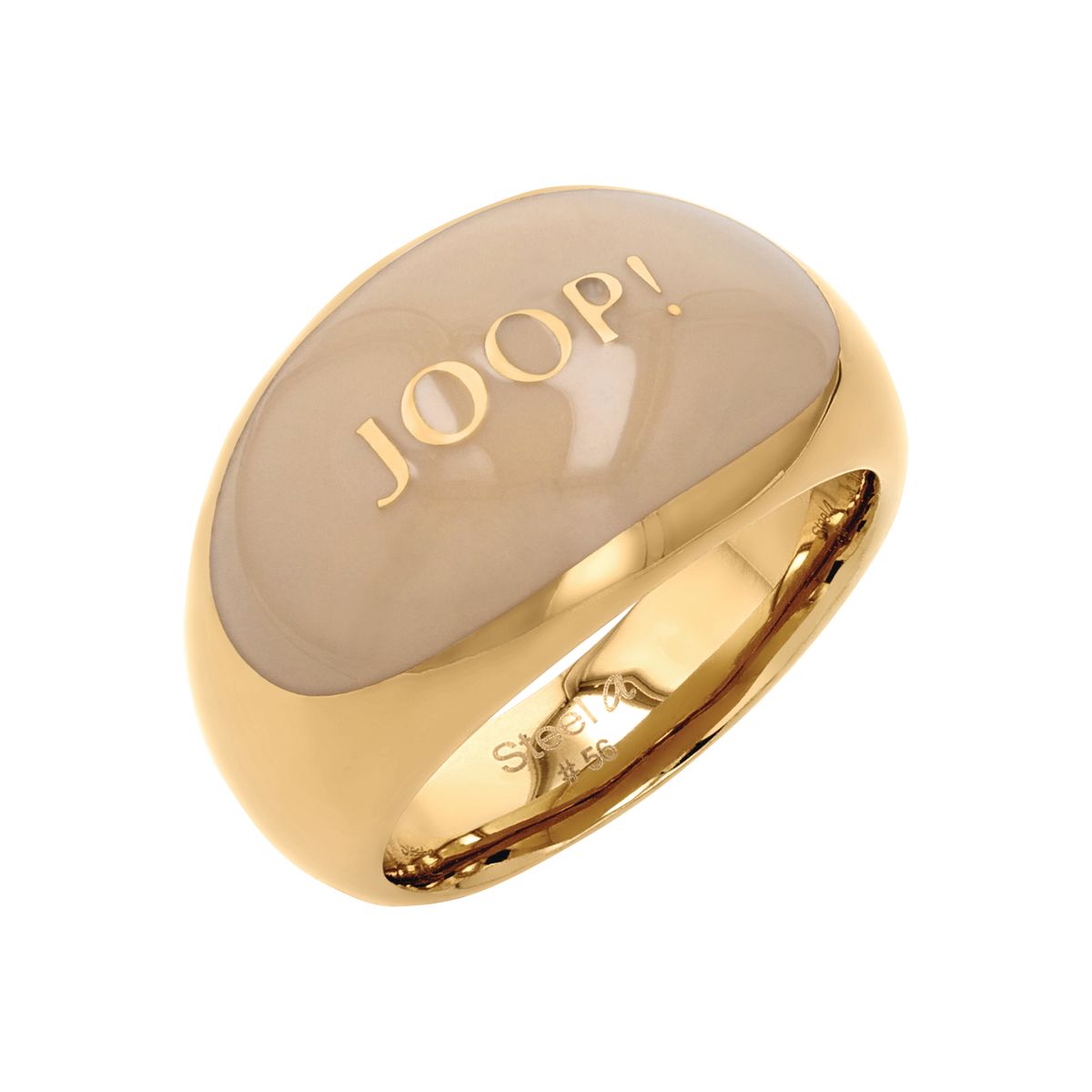 JOOP! Damen Ring, Edelstahl, GOLD