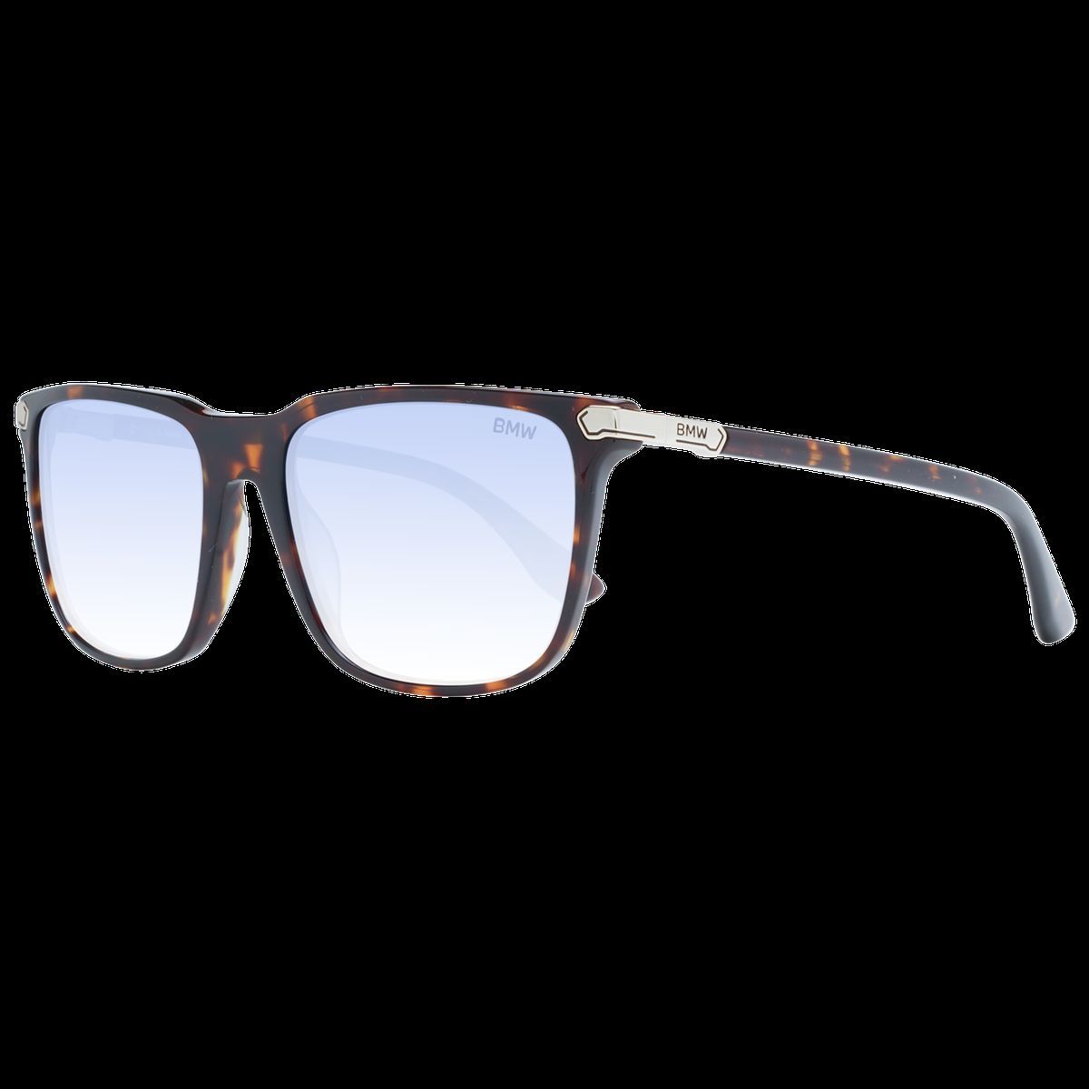 Rechteckige Sonnenbrille mit Schildpattmuster