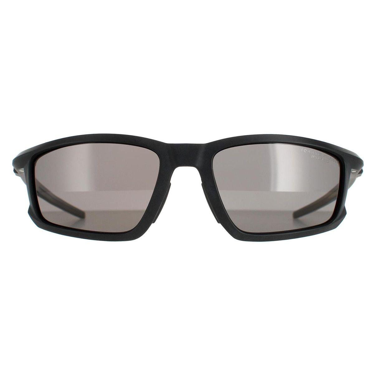 Herren Sonnenbrille, Rechteckig, Matt Schwarz