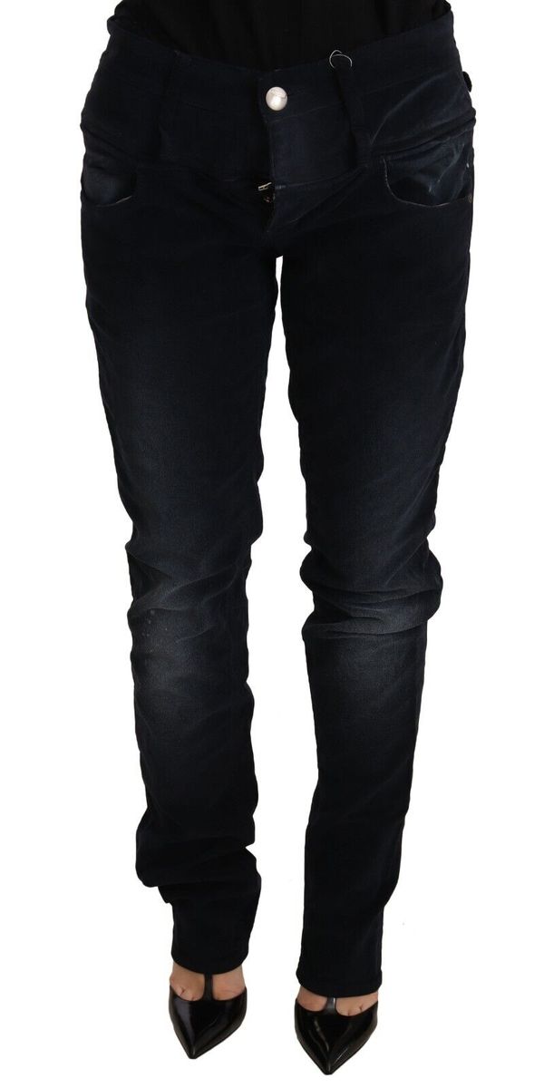 Dunkelwaschige Slim Fit Jeans