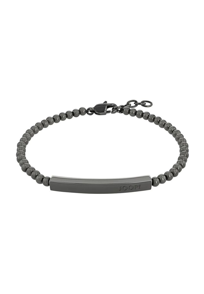 JOOP! Herren Armband, Edelstahl, GUNMETAL