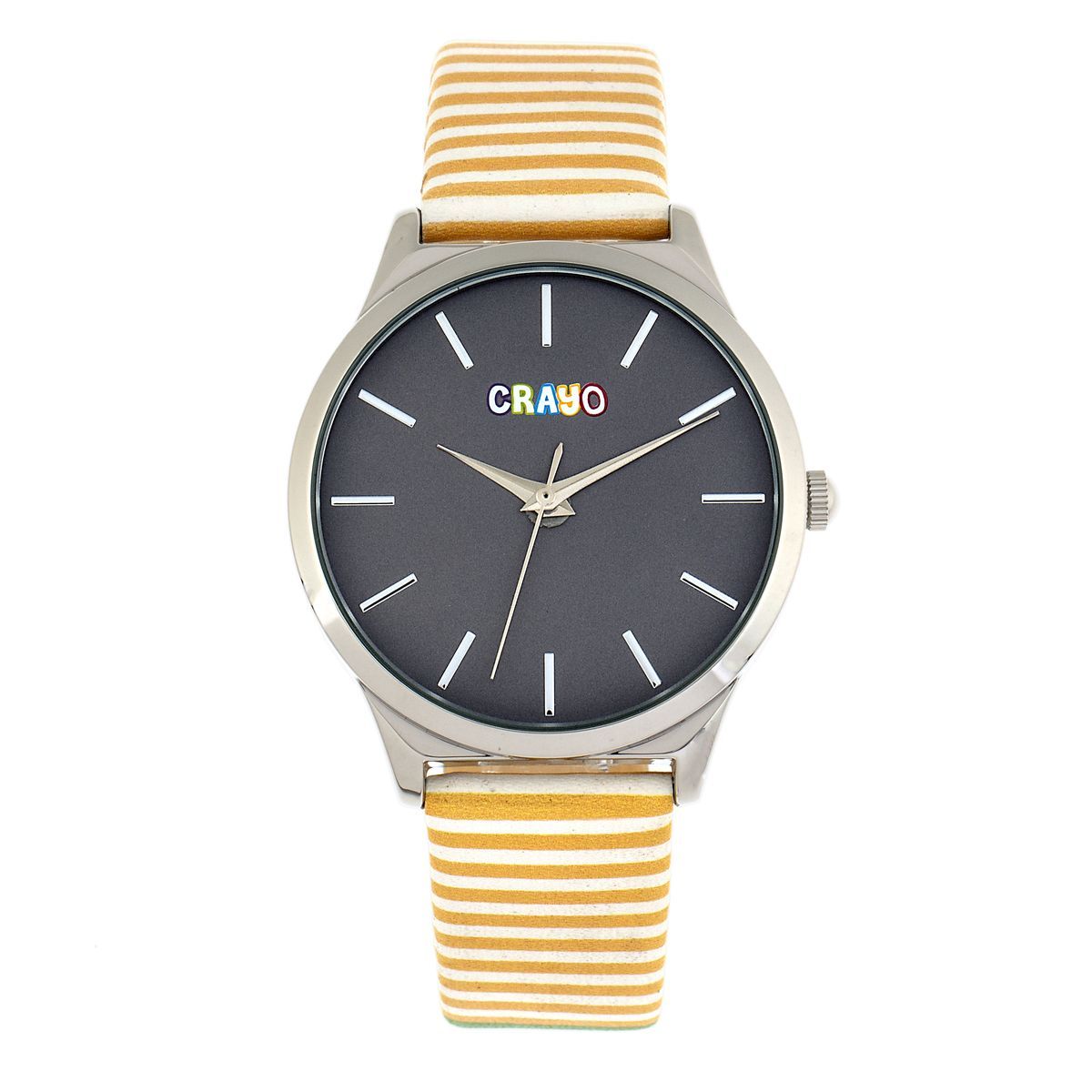 Unisex Analog-Uhr mit Streifenband