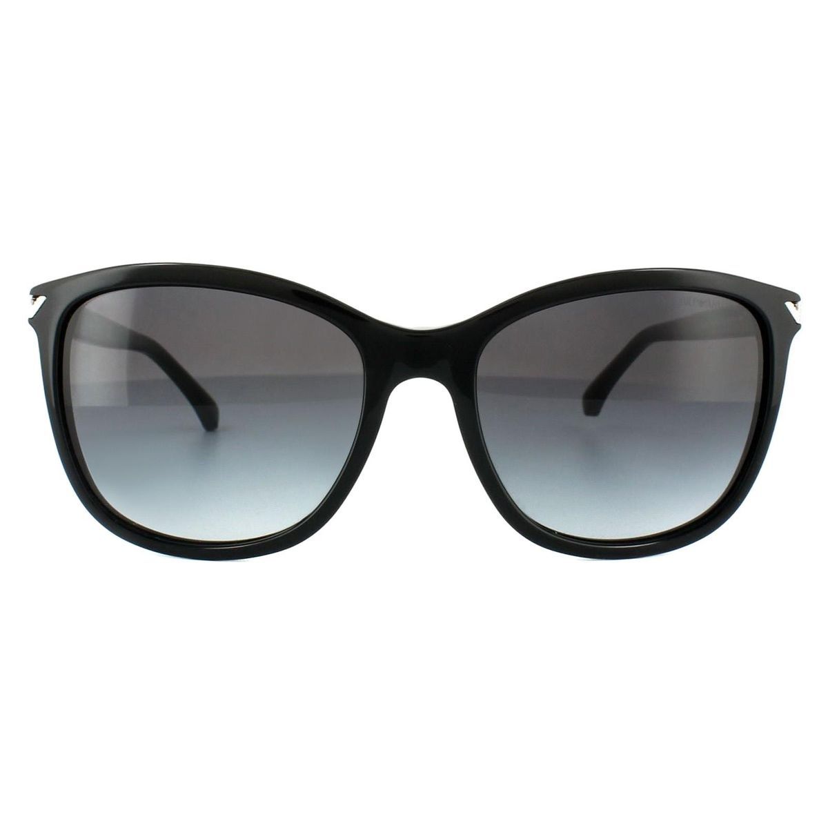 Elegante, übergroße, schwarze Sonnenbrille