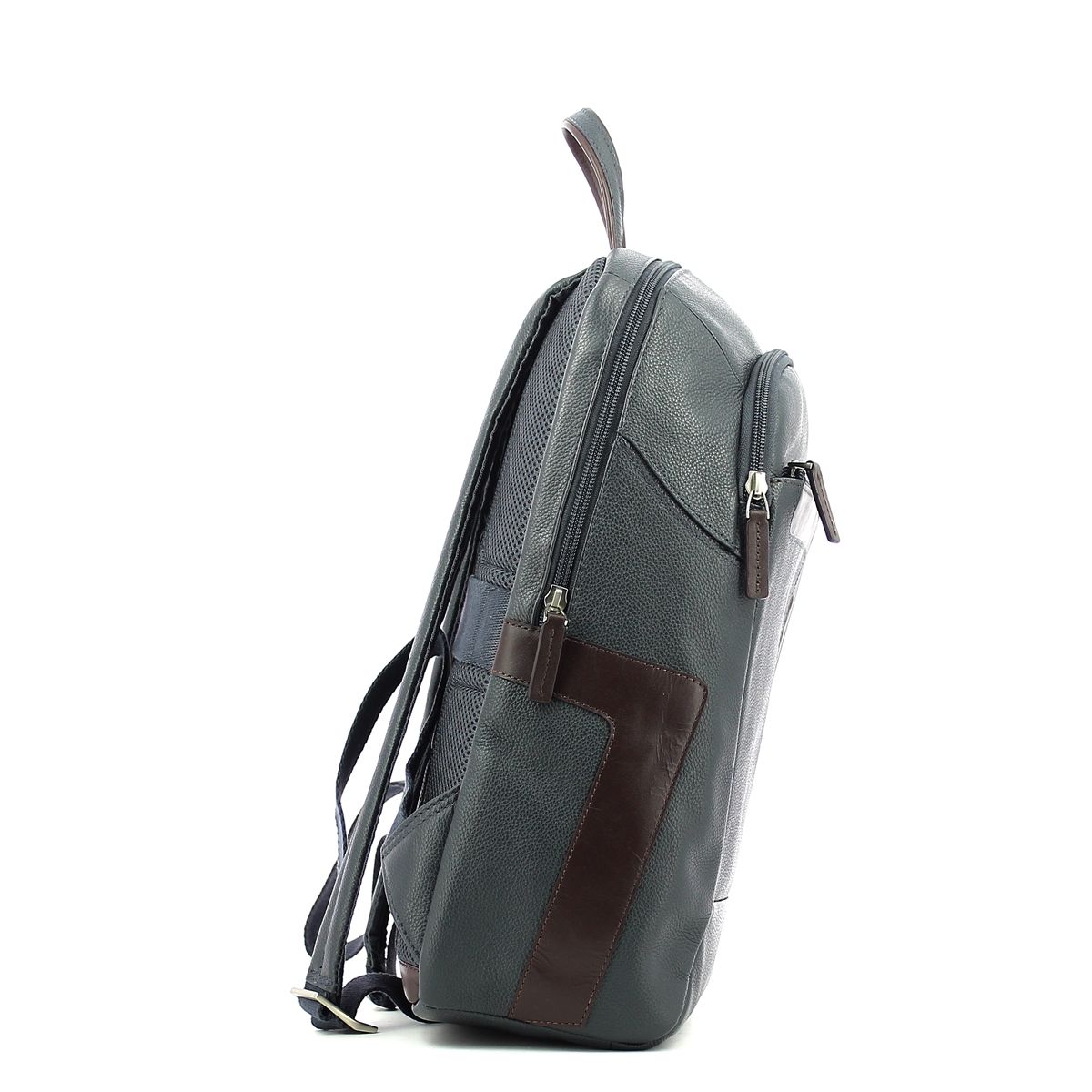 Moderner Leder-Laptop-Rucksack