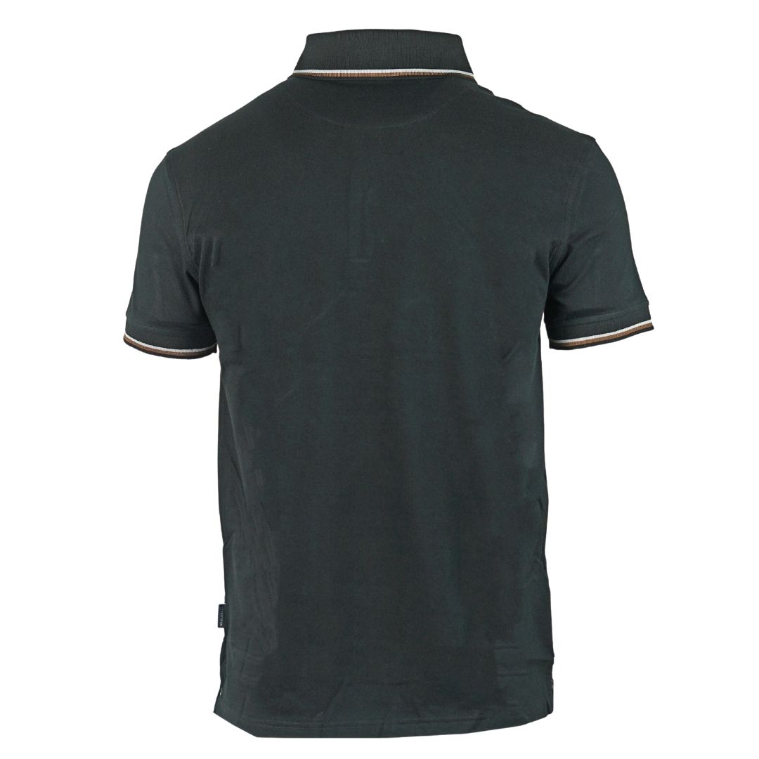 Klassisches Poloshirt mit Streifendetails