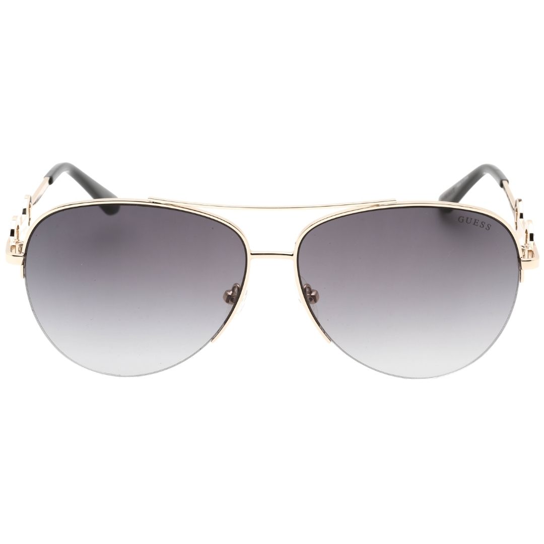 Aviator-Sonnenbrille mit goldenem Rahmen