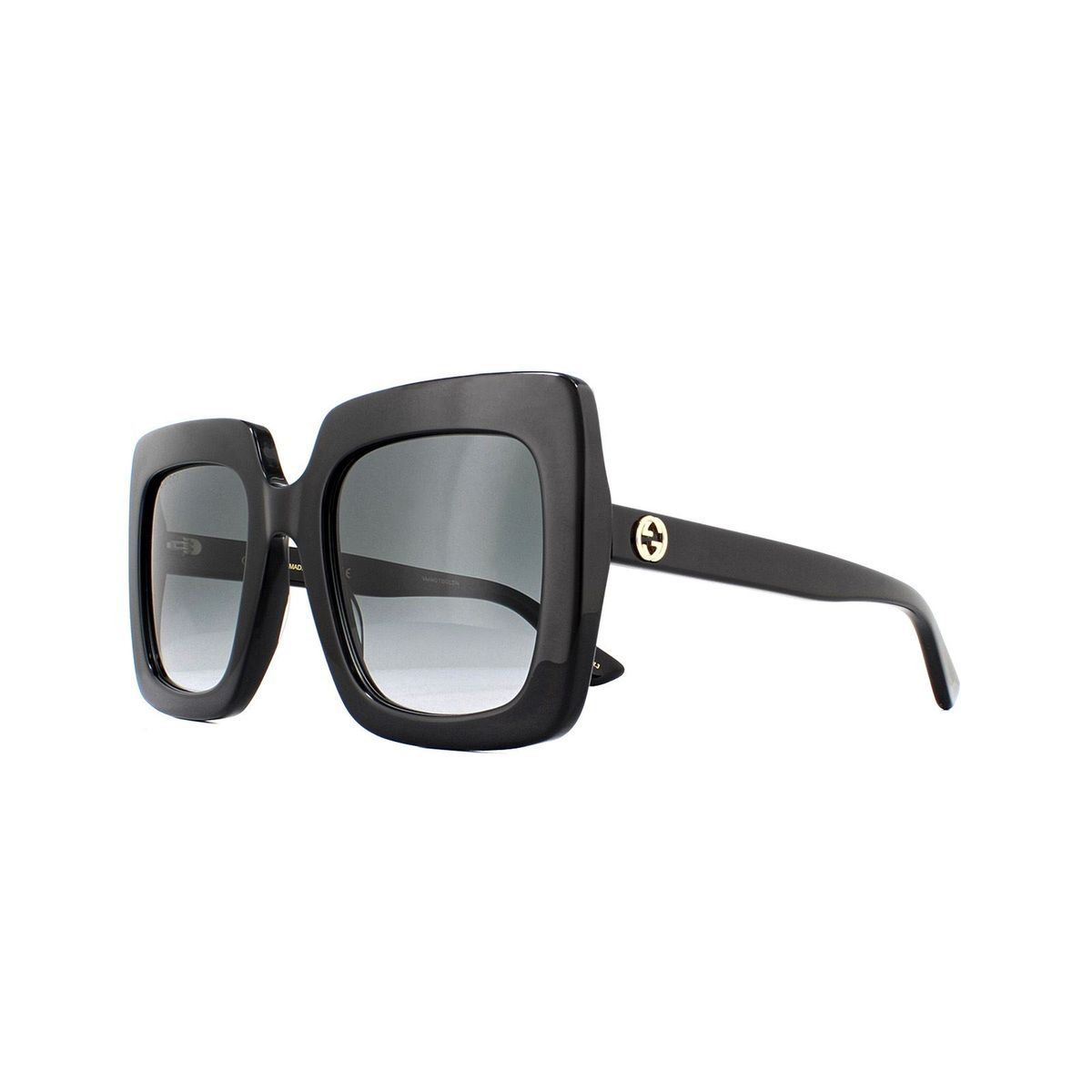 Übergroße quadratische Sonnenbrille mit Logo