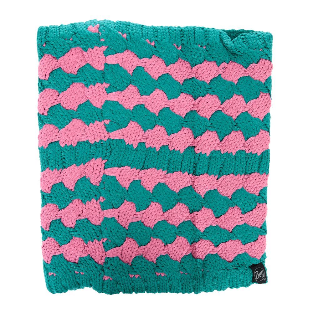 Zweifarbiger gestrickter Halswärmer