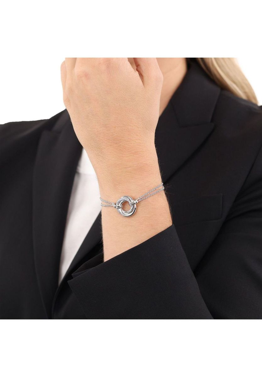 JOOP! Armband für Damen, Silber 925, Zirkonia, Silber, 20 CM