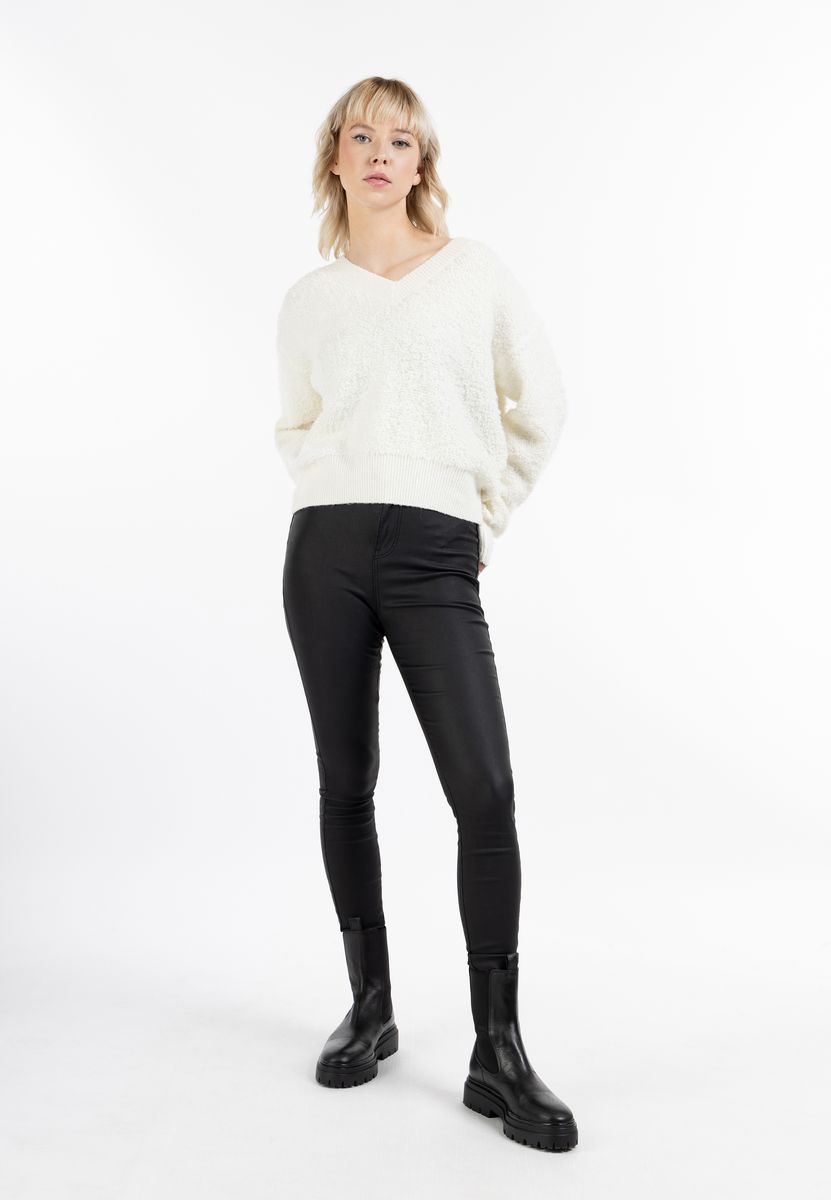 Kuscheliger V-Ausschnitt Pullover