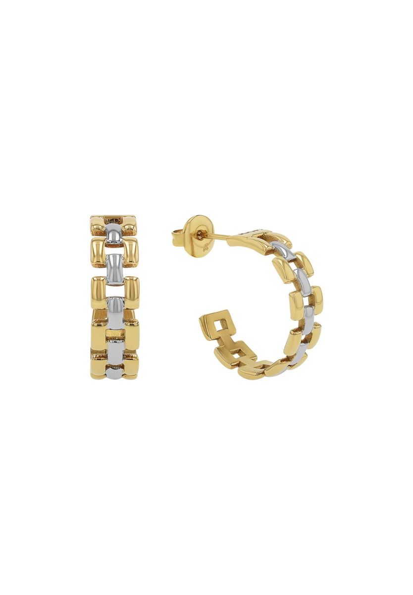 JOOP! Creole für Damen, Edelstahl, Bicolor, 99