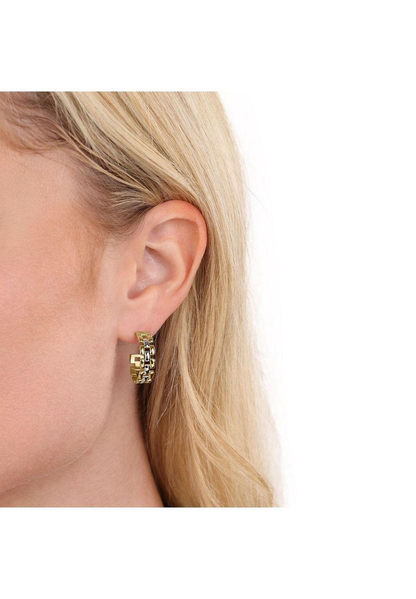 JOOP! Creole für Damen, Edelstahl, Bicolor, 99