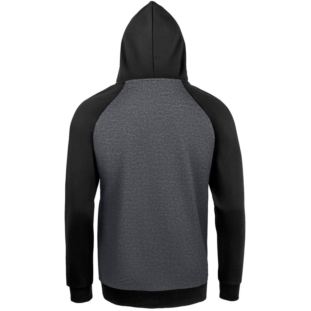 Zweifarbiger Kontrast-Raglan-Hoodie
