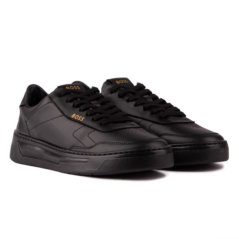 Klobige Court-Sneaker aus Leder