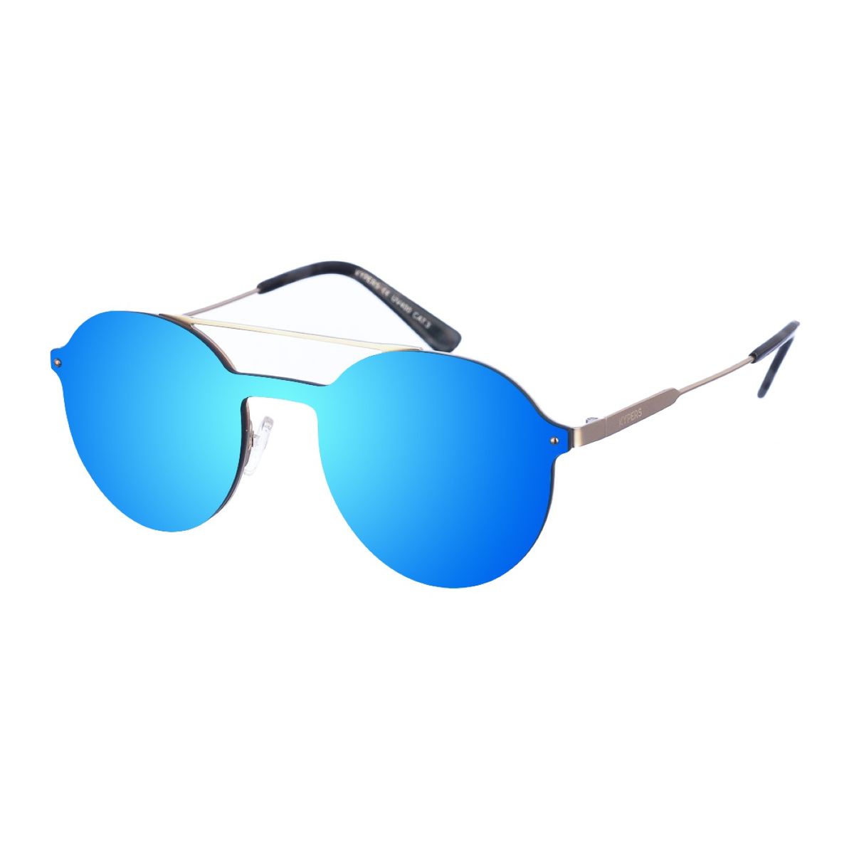 Runde Sonnenbrille mit Metallrahmen