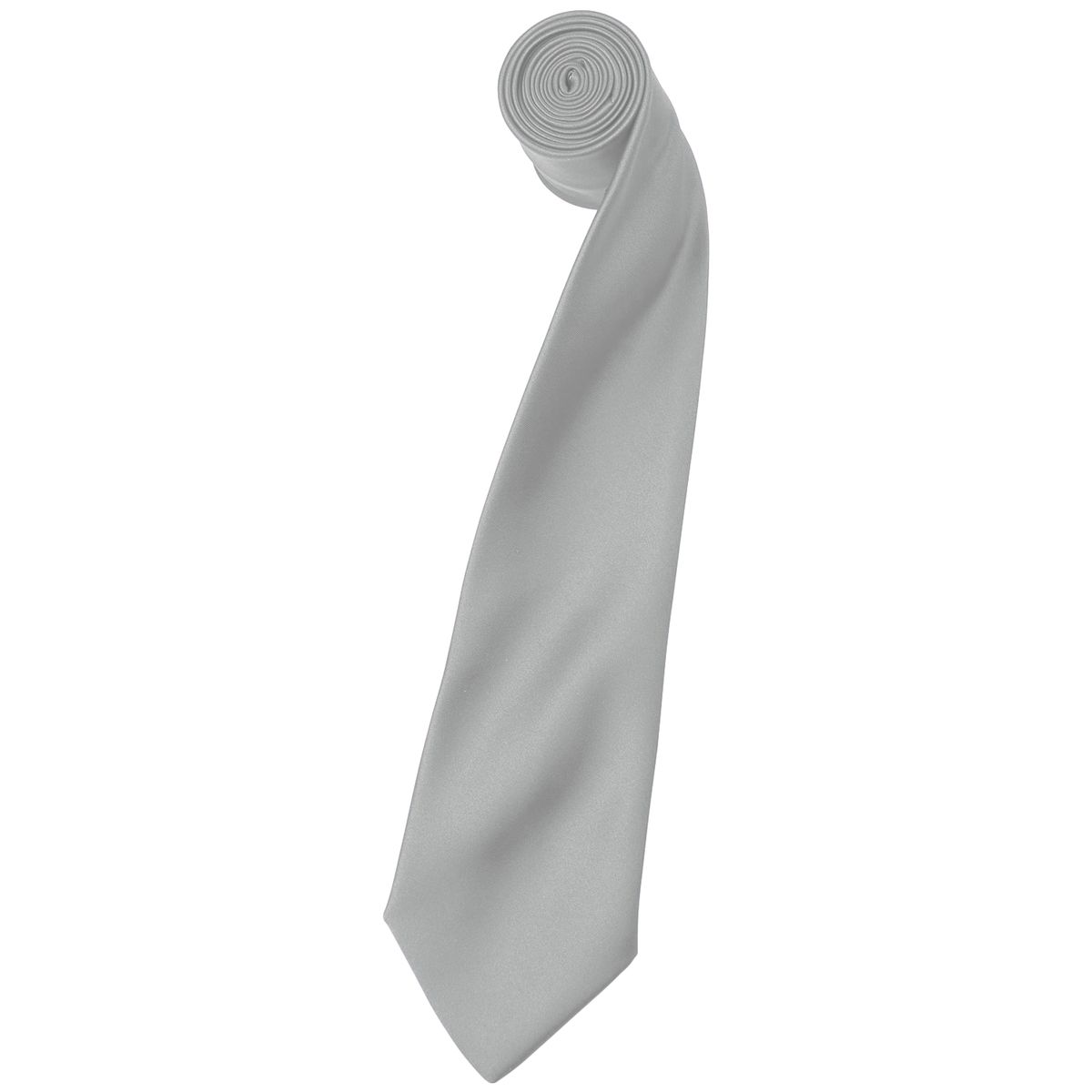Klassische Satin Krawatte Uni Design