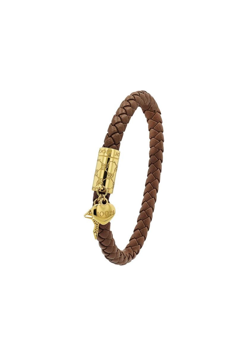 Geflochtenes Lederarmband mit Anhänger