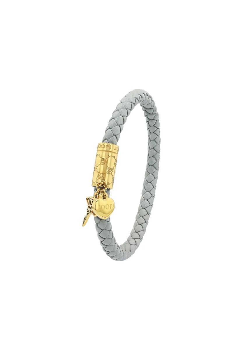 Geflochtenes Lederarmband mit Anhänger