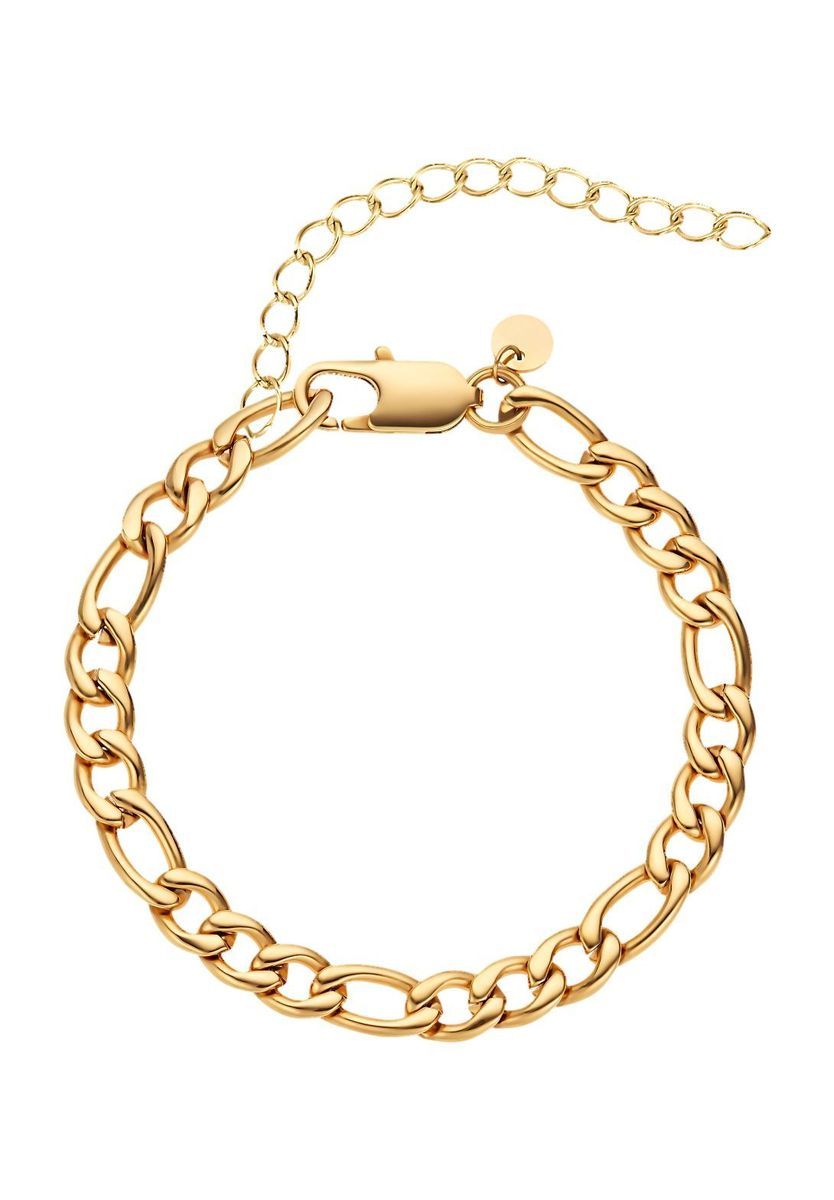 NOELANI Damen Armband "Chunky Chain 2030001", Edelstahl, gold