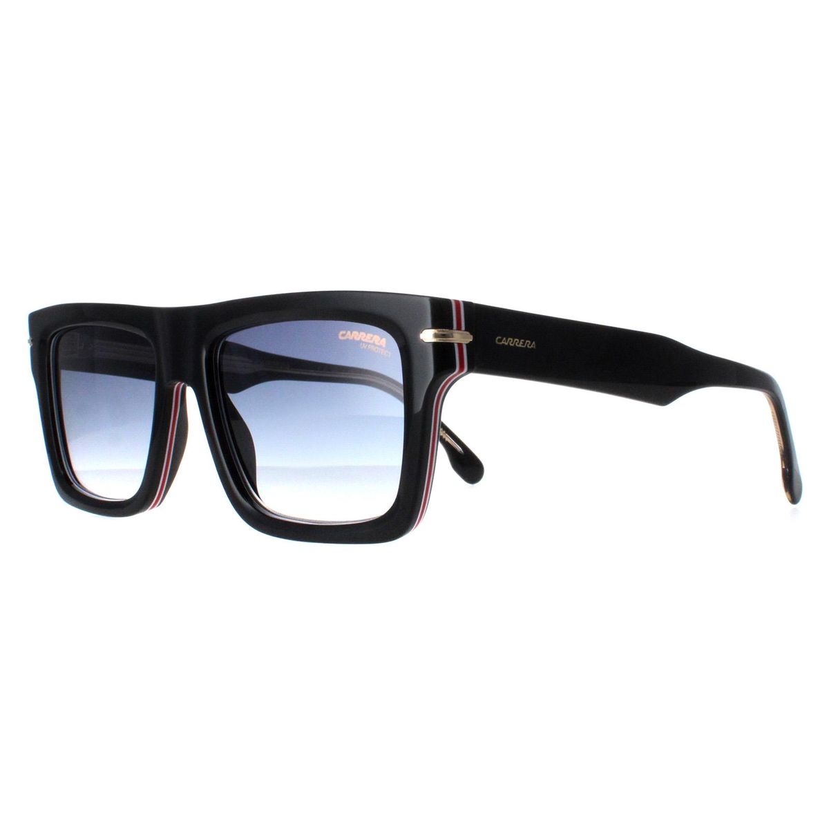 Markante Quadratische Sonnenbrille mit Farbverlauf