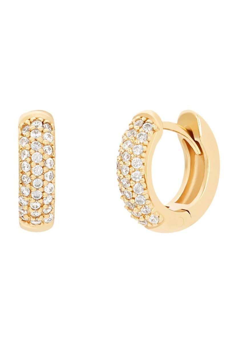 NOELANI Damen Creolen, 925er Silber, GOLD