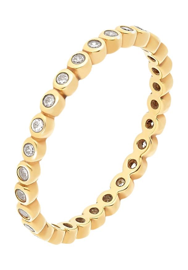 NOELANI Damen Ring, 925er Silber, gold