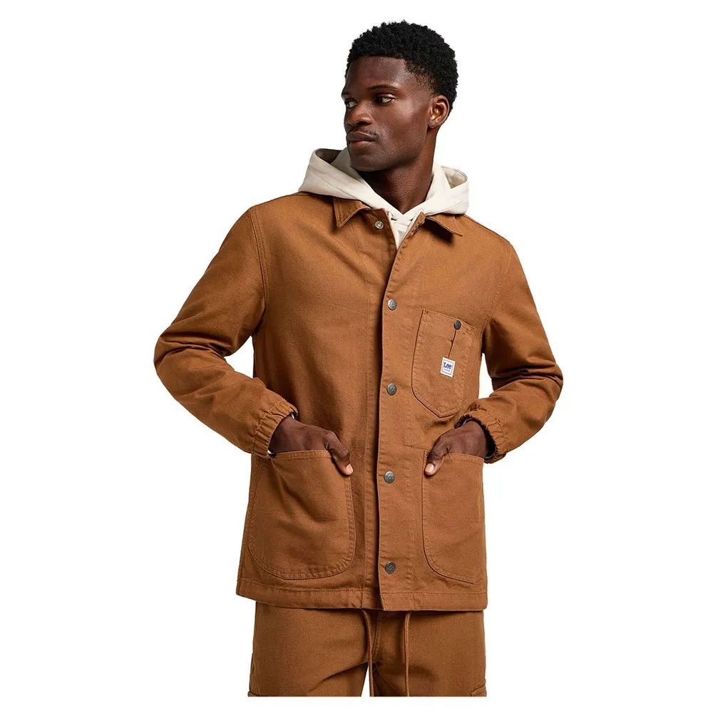 Unisex Arbeiterjacke in Braun