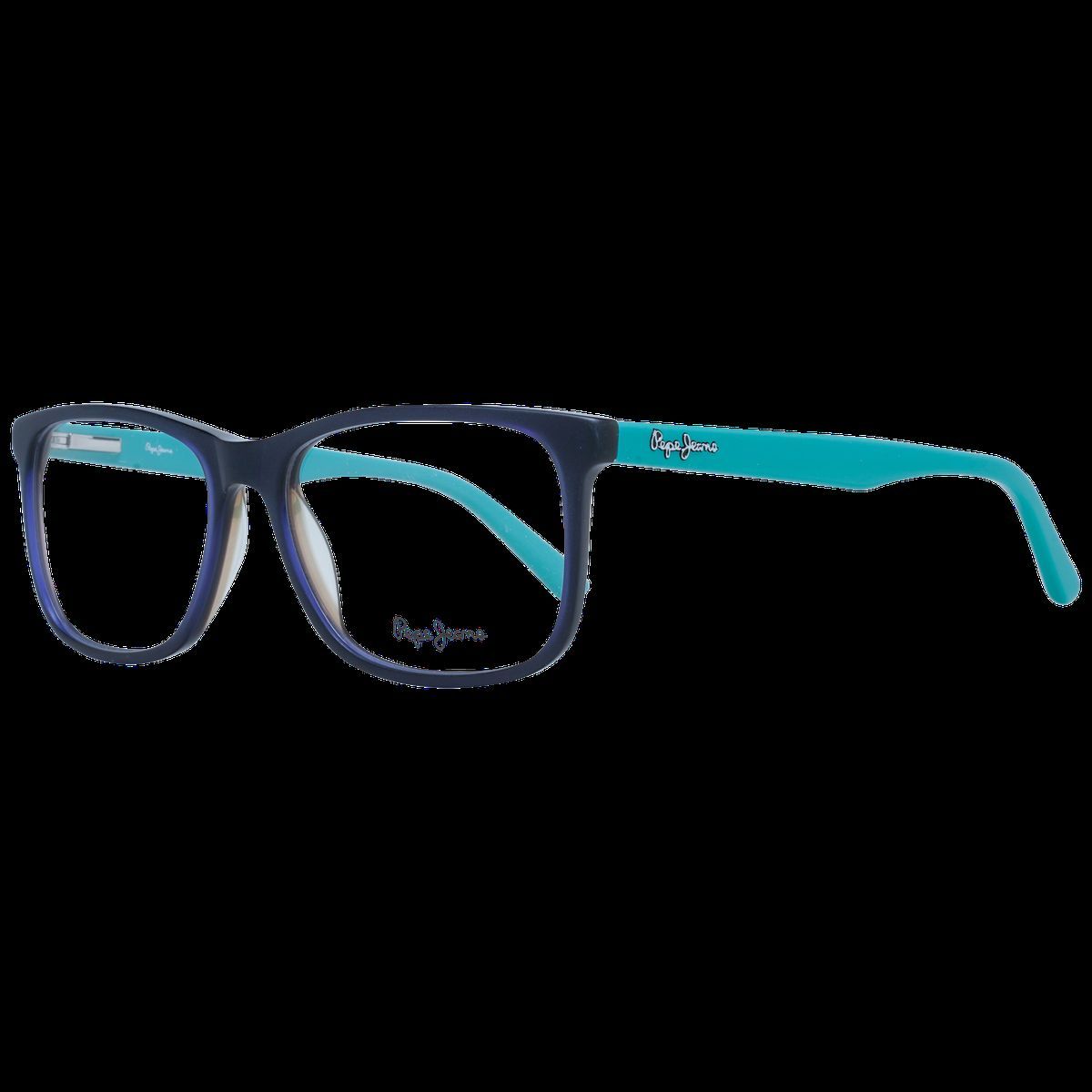 Rechteckige Vollrandbrille mit Akzenten