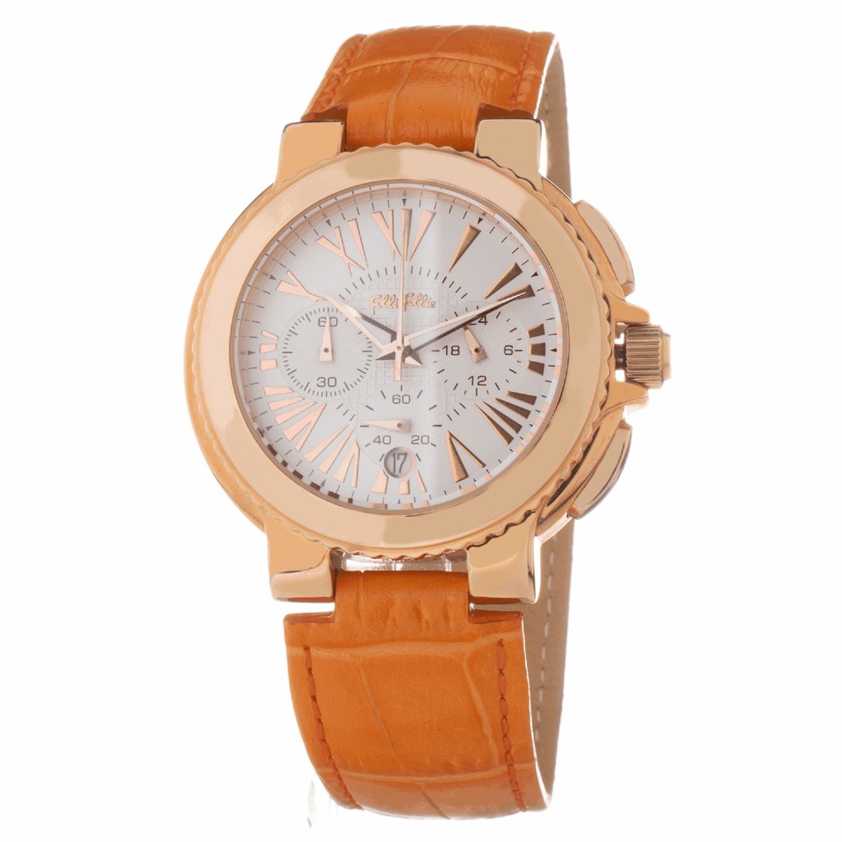 Roségoldener Chronograph Uhr