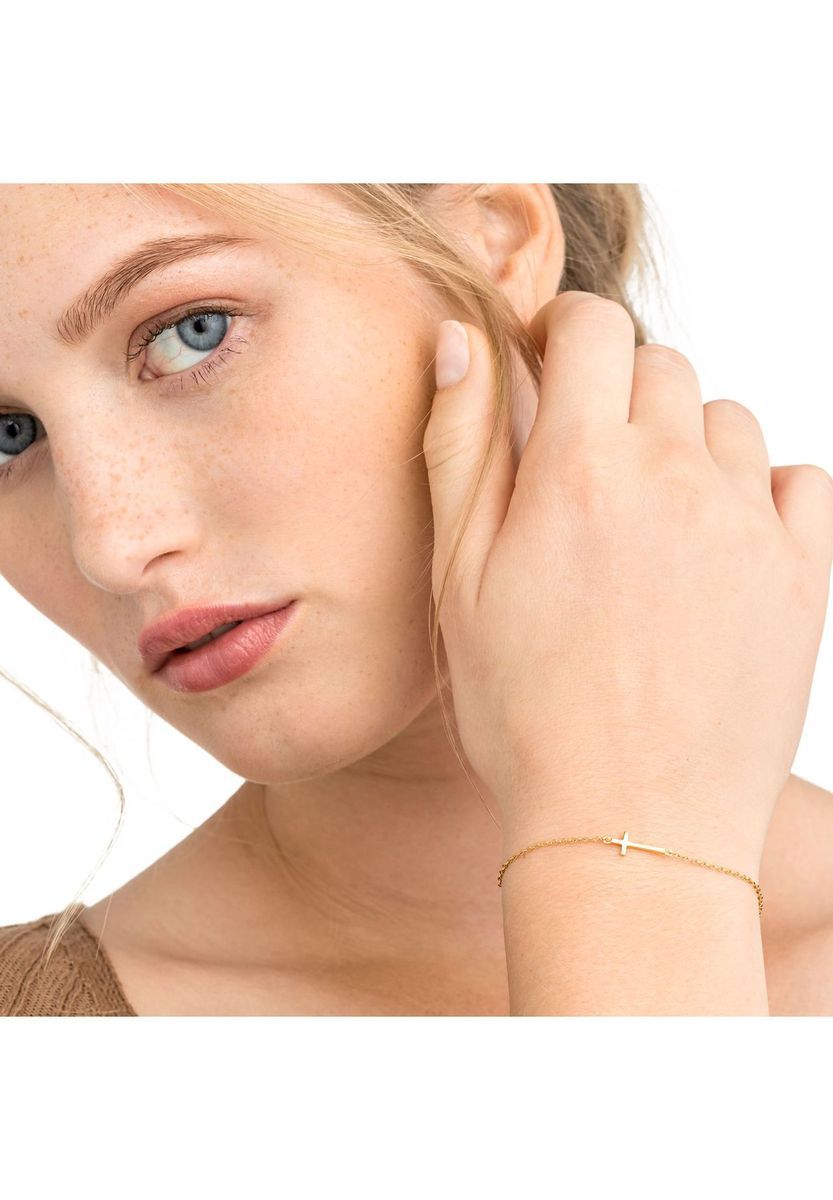 NOELANI Damen Armband "2030200", 925er Silber, gold