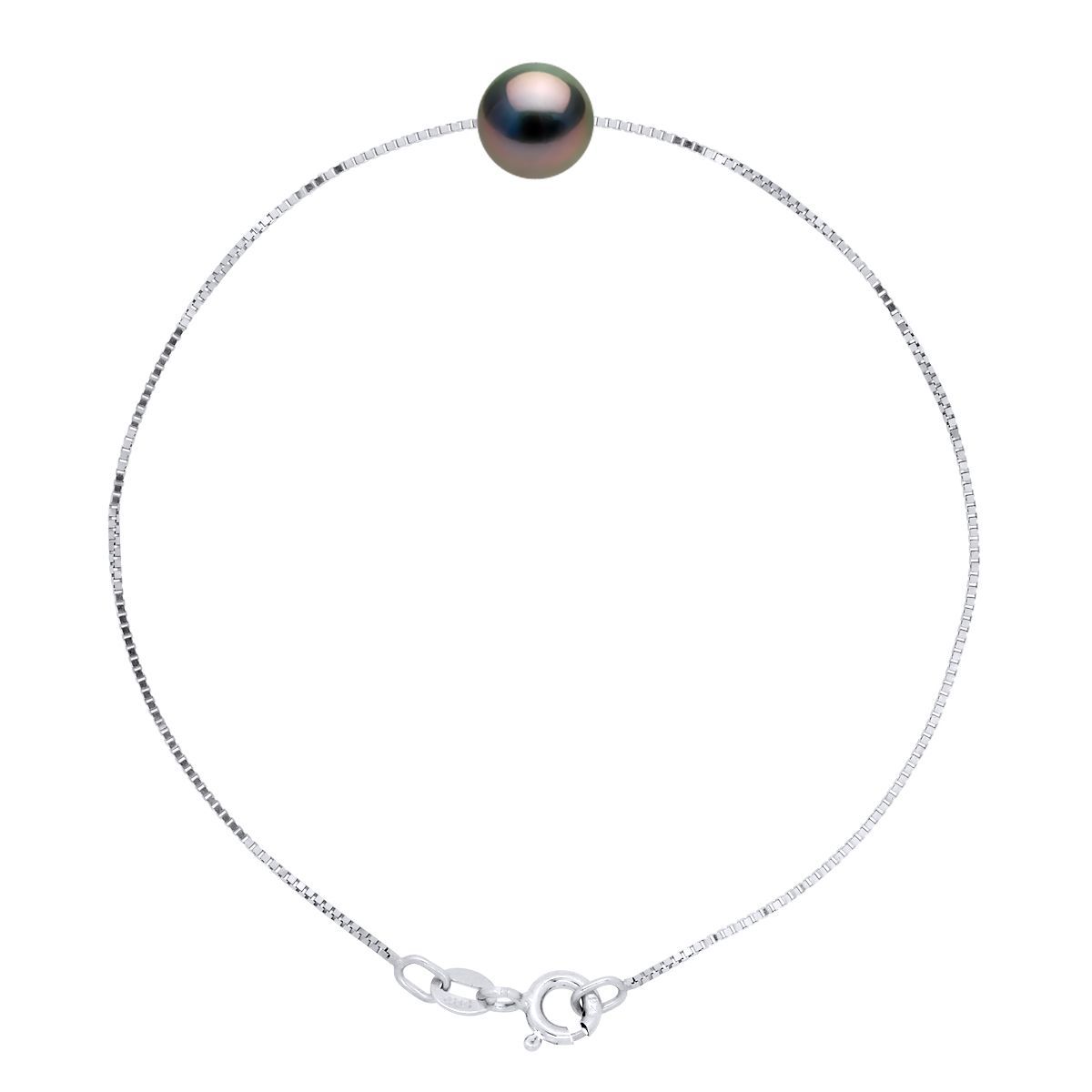 Sterling Silber Tahitiperle Armband