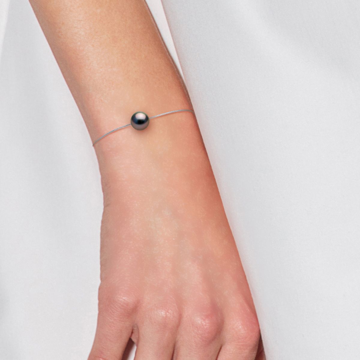 Tahitiperle Silber Venezianer Armband
