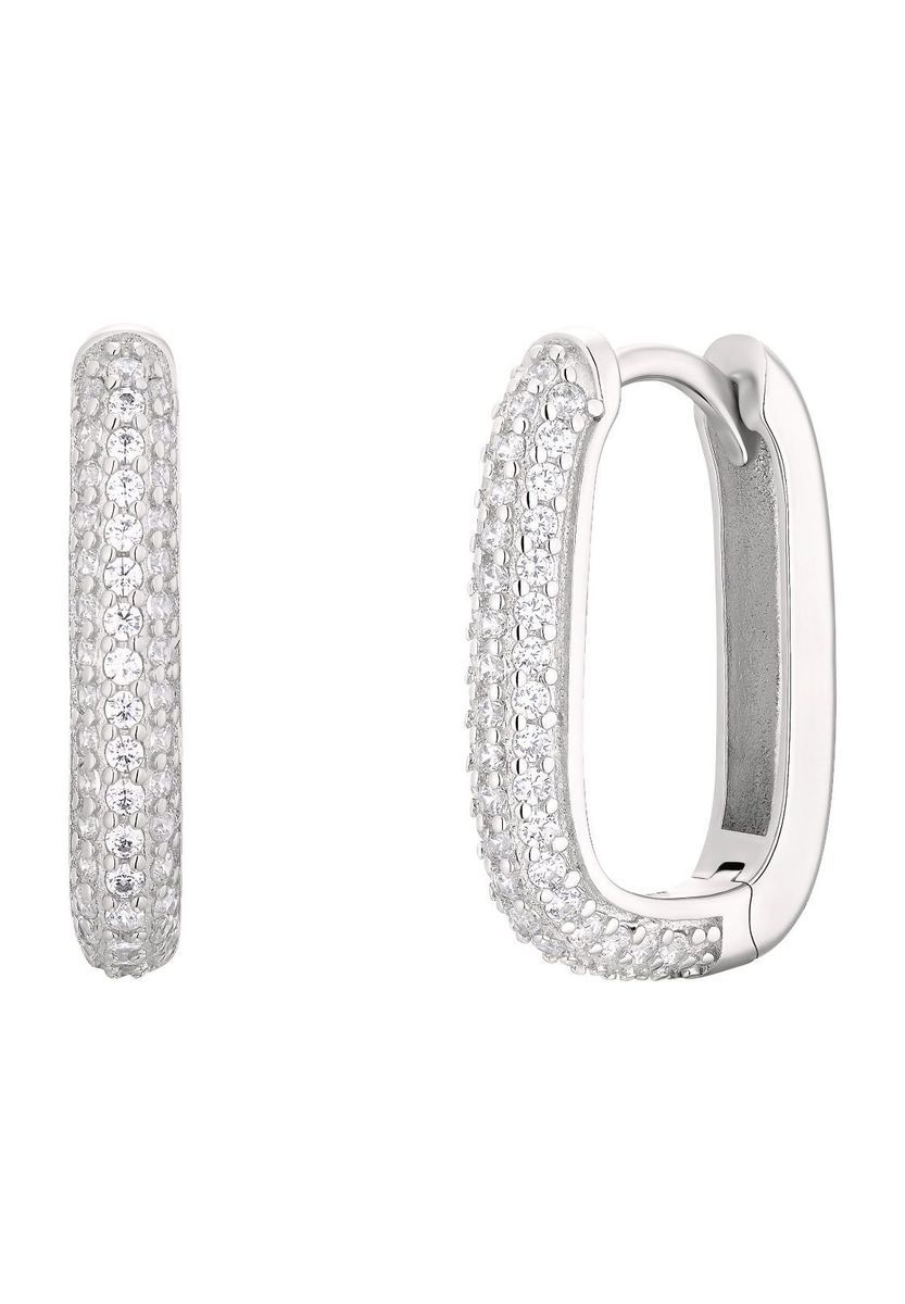 NOELANI Damen Creolen, 925er Silber, SILBER