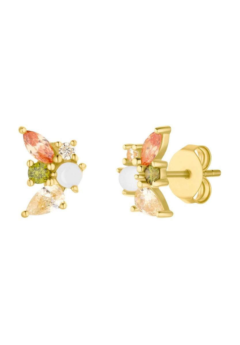 NOELANI Damen Ohrstecker, 925er Silber, GOLD