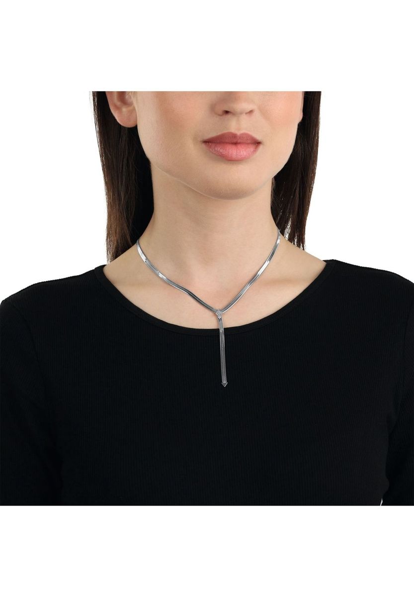 NOELANI Damen Kette, Edelstahl, SILBER