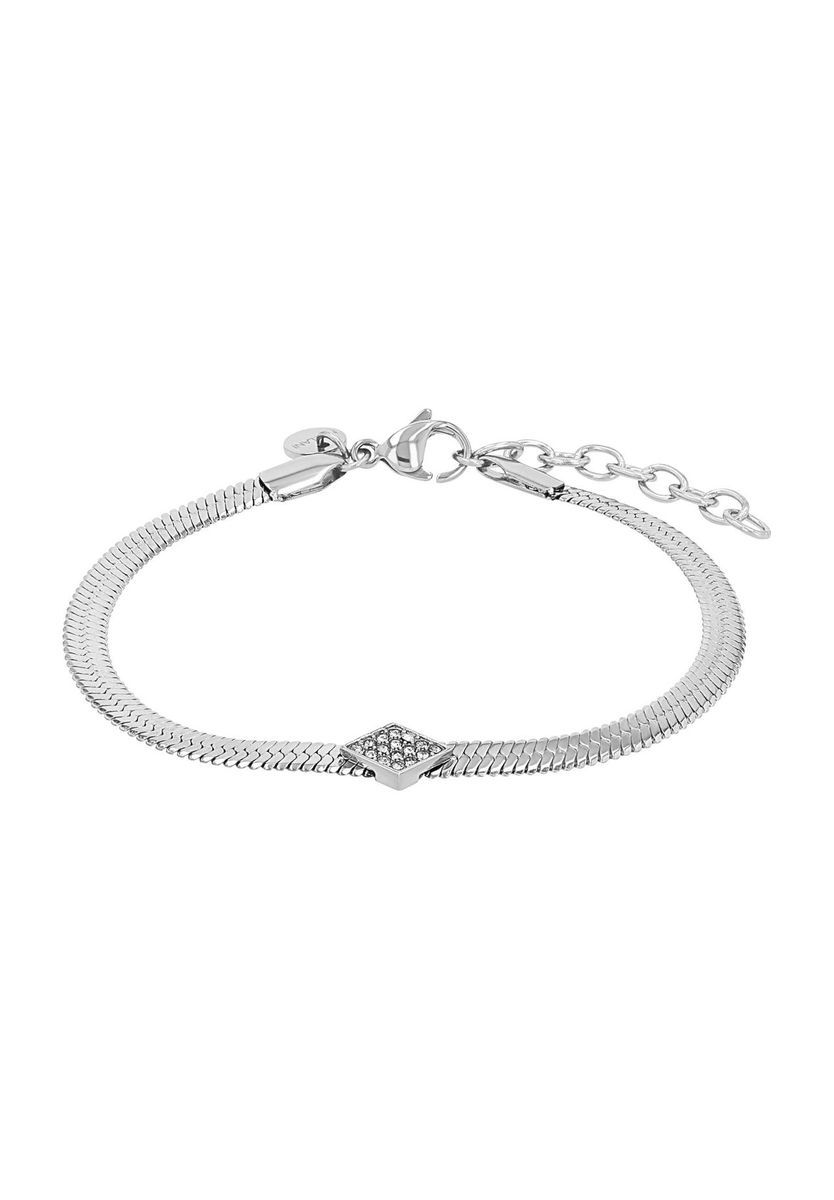 NOELANI Damen Armband, Edelstahl, SILBER, 99