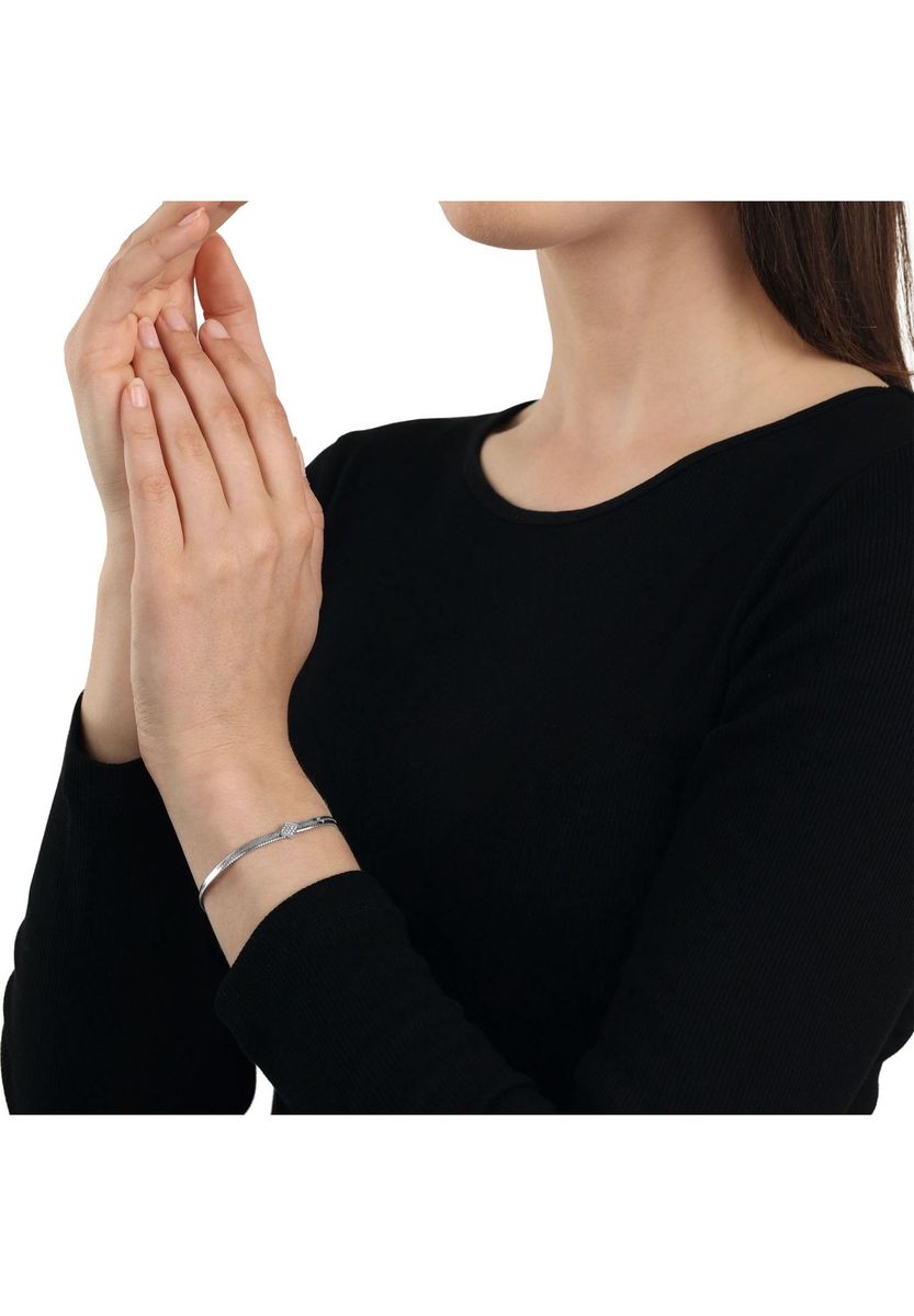 NOELANI Damen Armband, Edelstahl, SILBER, 99