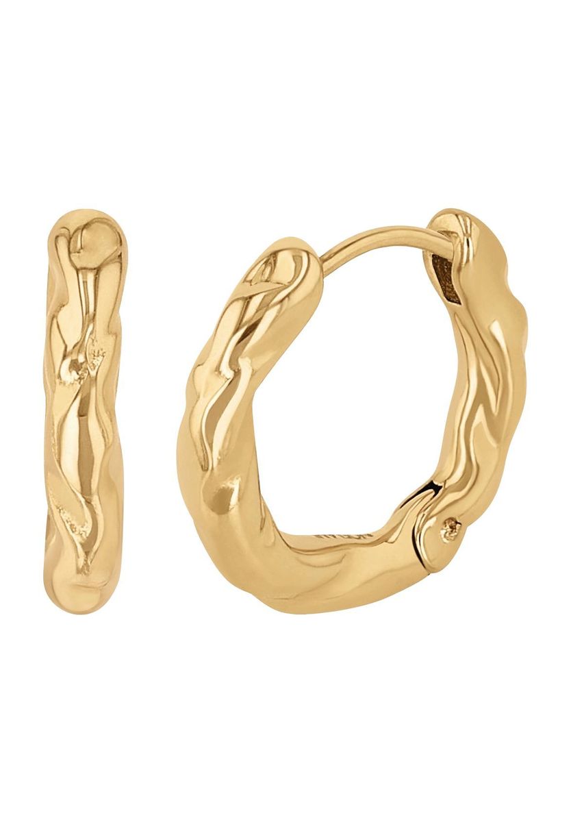 NOELANI Damen Creolen, Edelstahl, GOLD