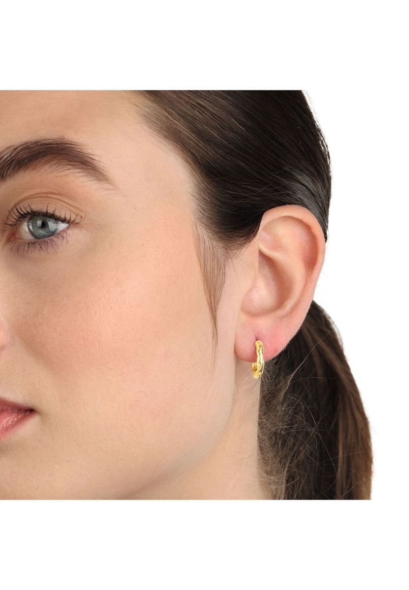 NOELANI Damen Creolen, Edelstahl, GOLD