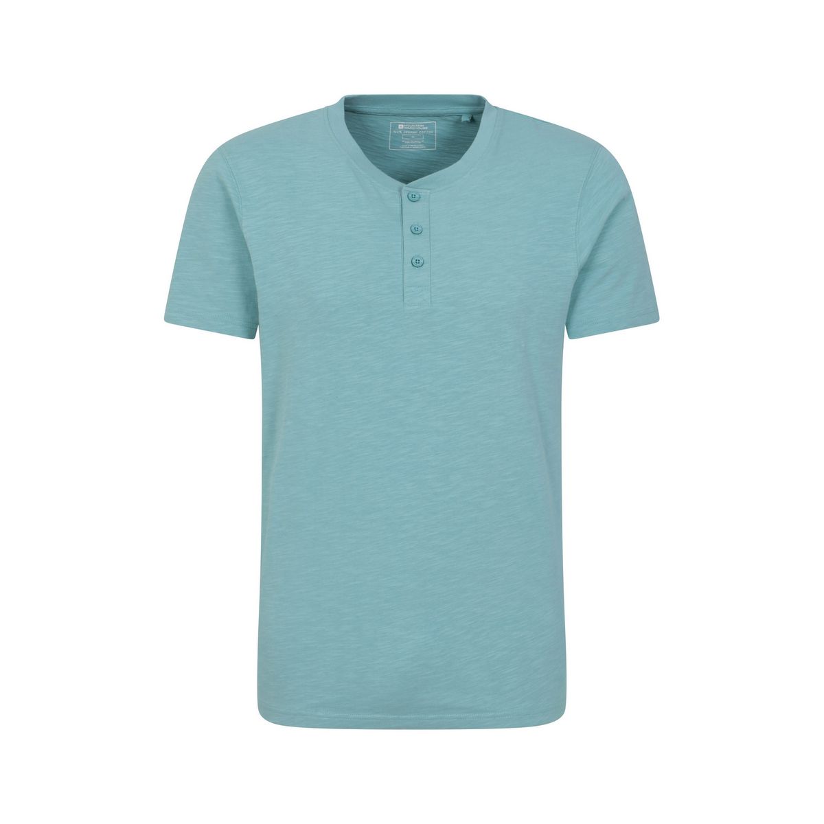 Herren Kurzarm Henley T-Shirt