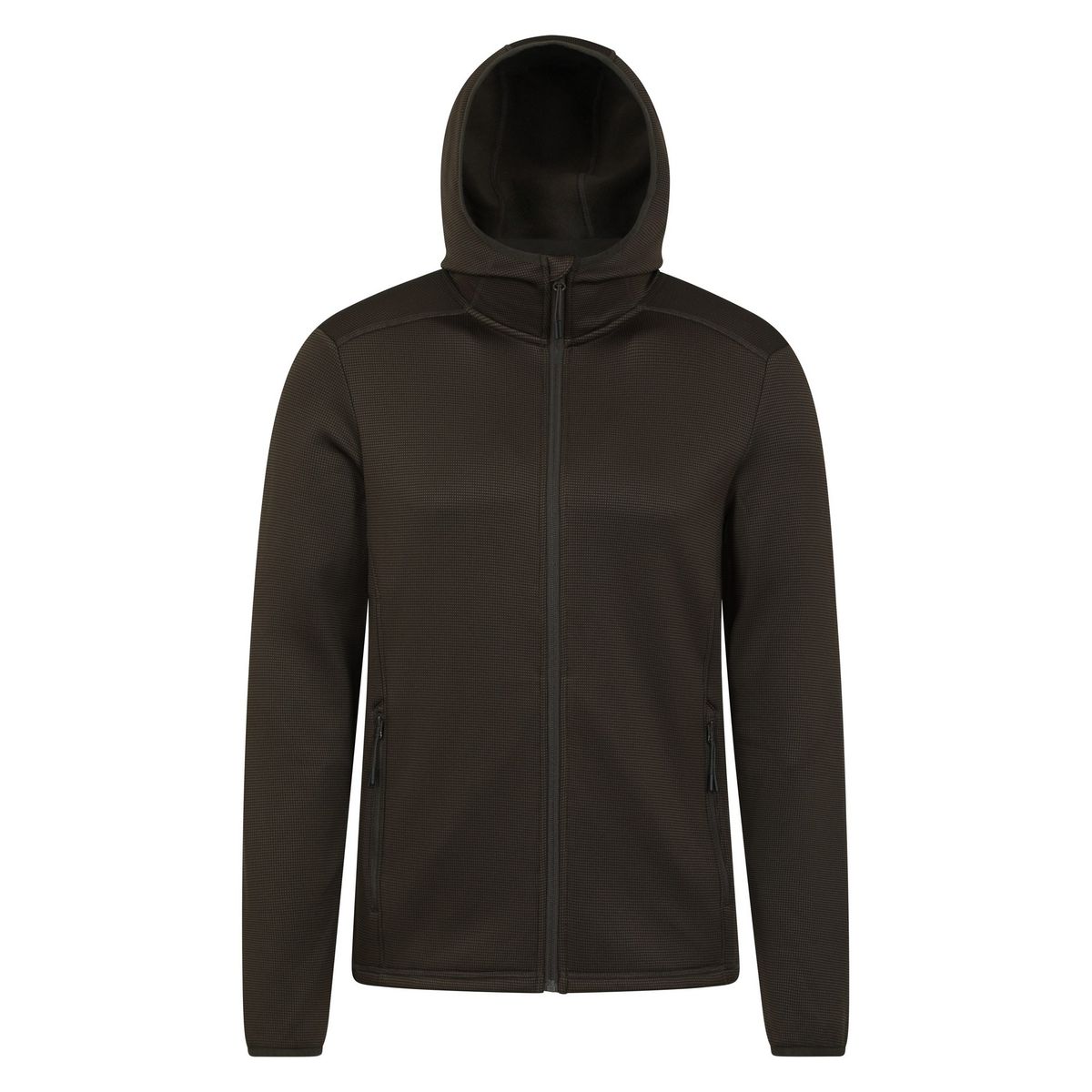 Mountain Warehouse - "Hike" Hoodie mit durchgehendem Reißverschluss für Herren - Aktiv (Dunkel-Khaki)