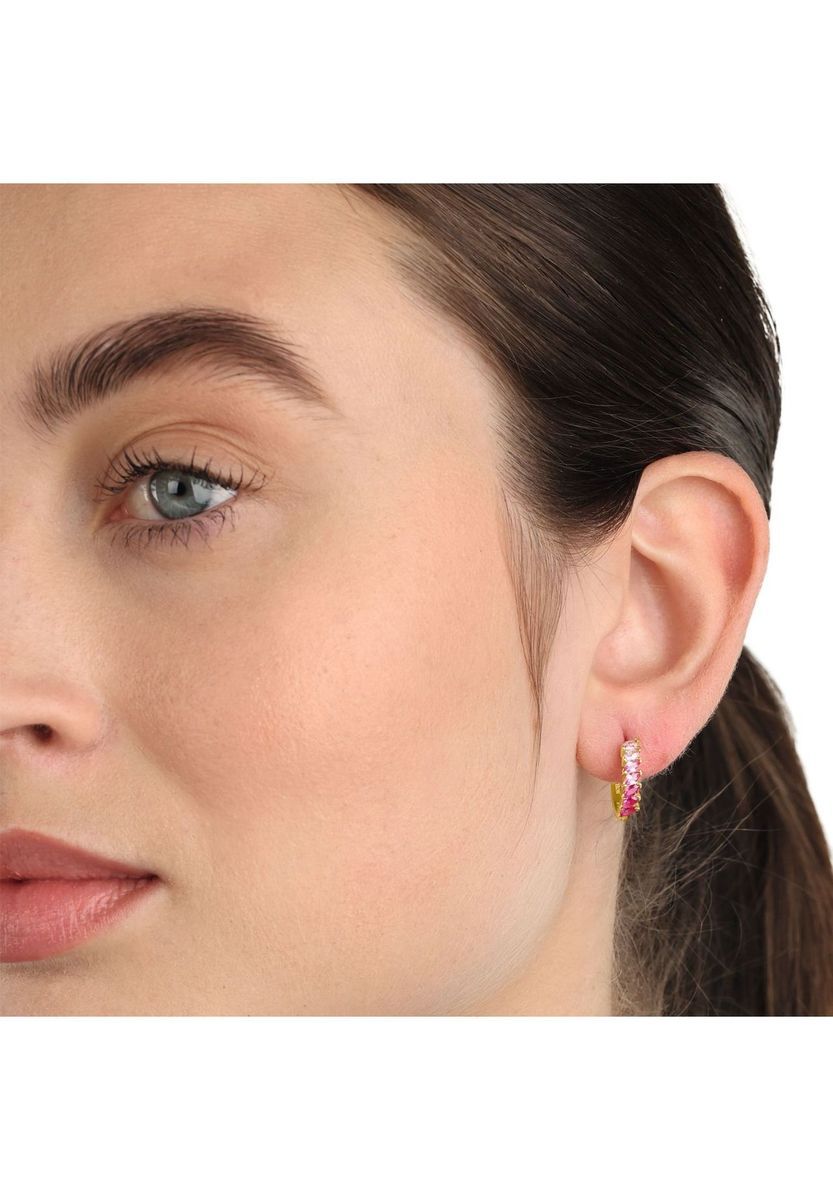 NOELANI Damen Creolen, 925er Silber, GOLD, 99