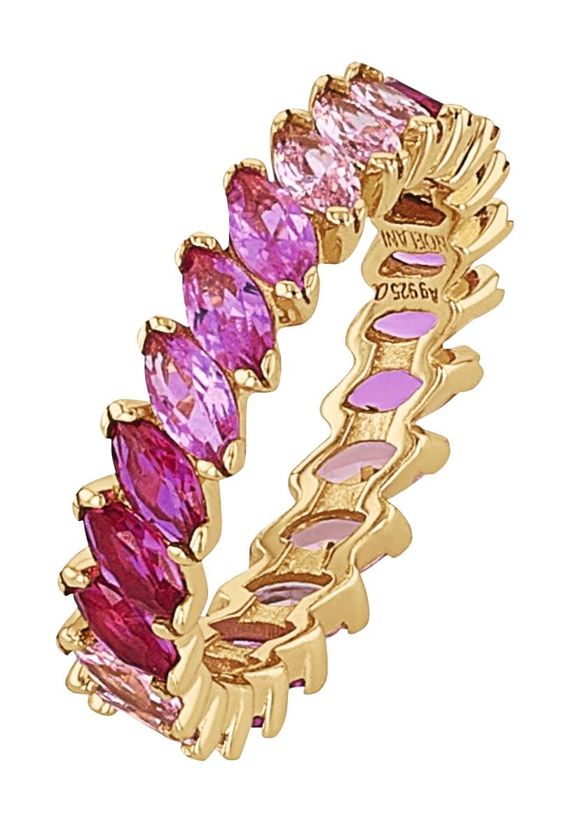 NOELANI Damen Ring, 925er Sterling Silber, GOLD