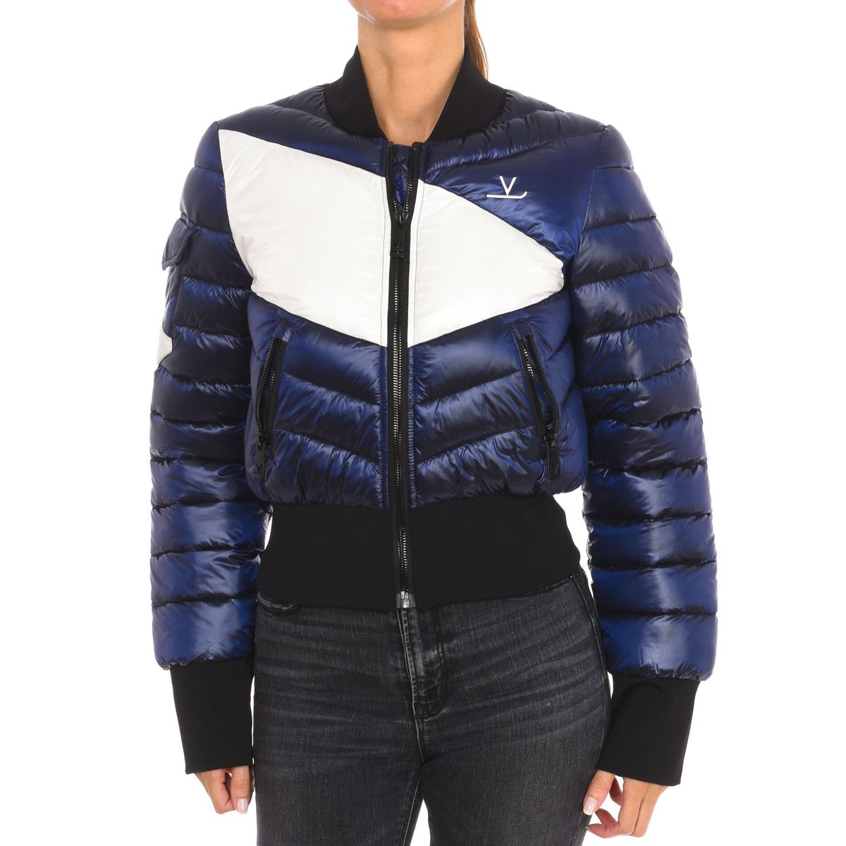 Damen Gepolsterte Bomberjacke