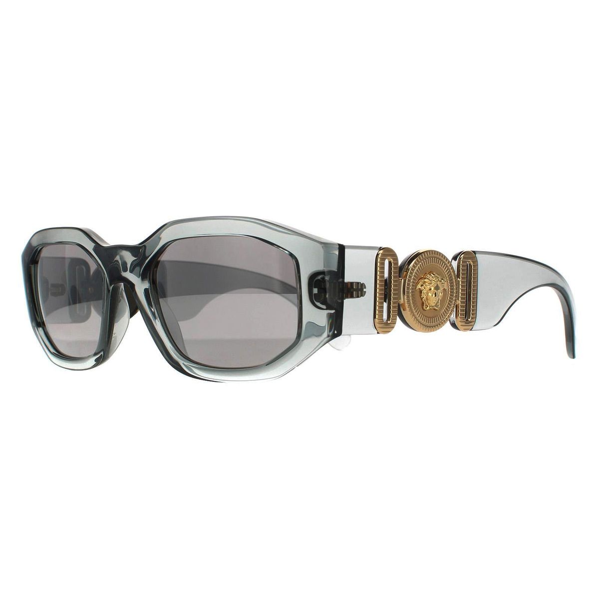 Markante Rechteckige Medusa Sonnenbrille