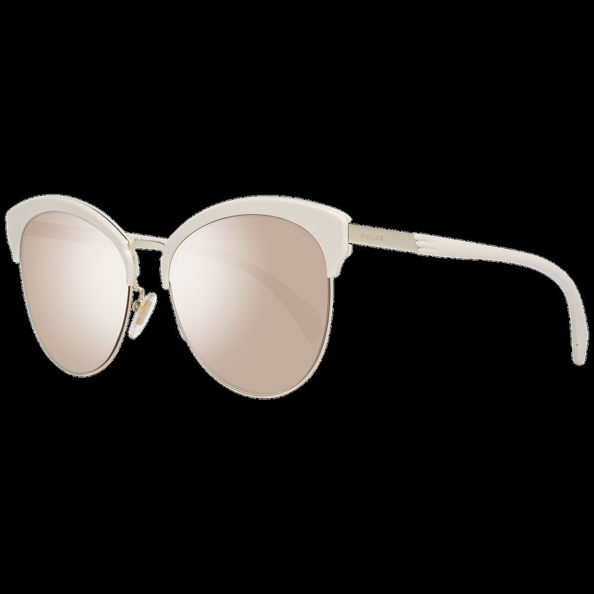 Damen Ovale Sonnenbrille mit Spiegelgläsern