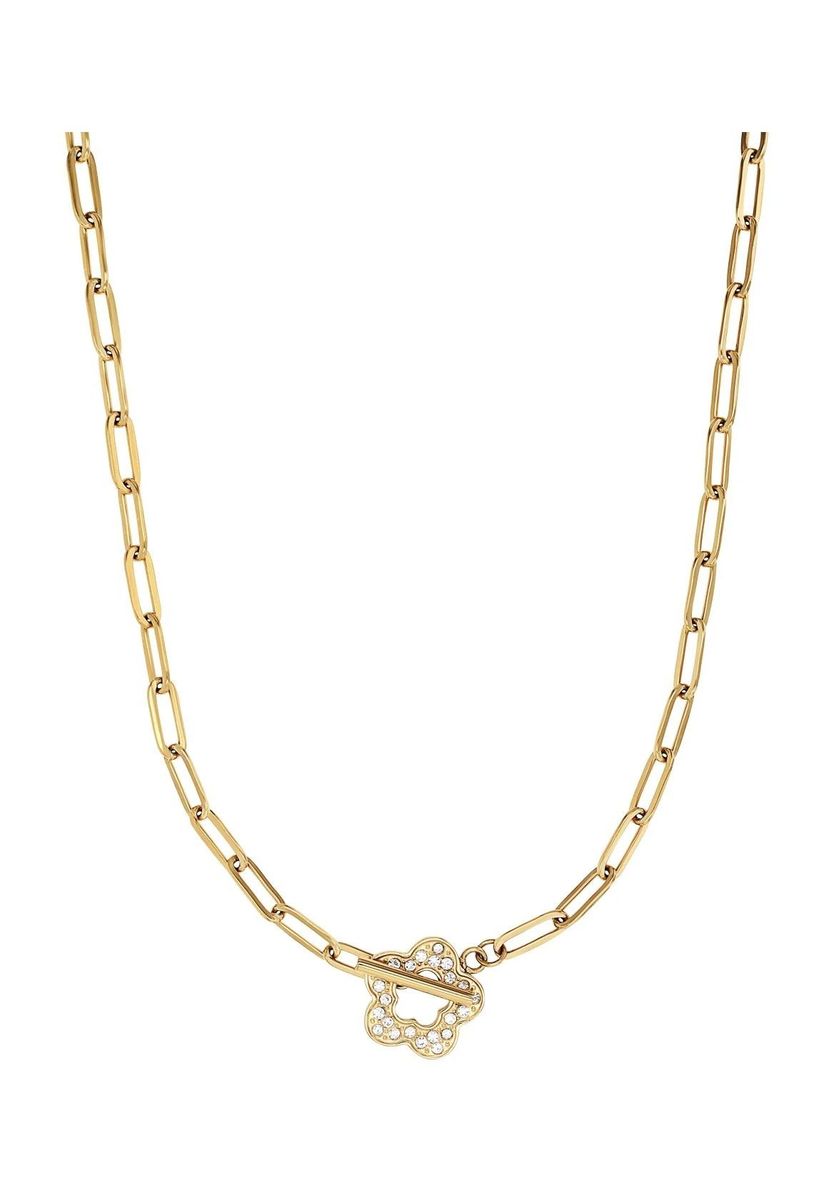 NOELANI Damen Kette, Edelstahl, SILBER, 99