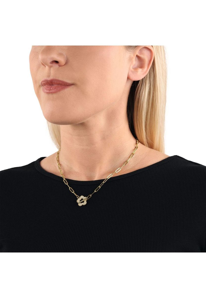 NOELANI Damen Kette, Edelstahl, SILBER, 99