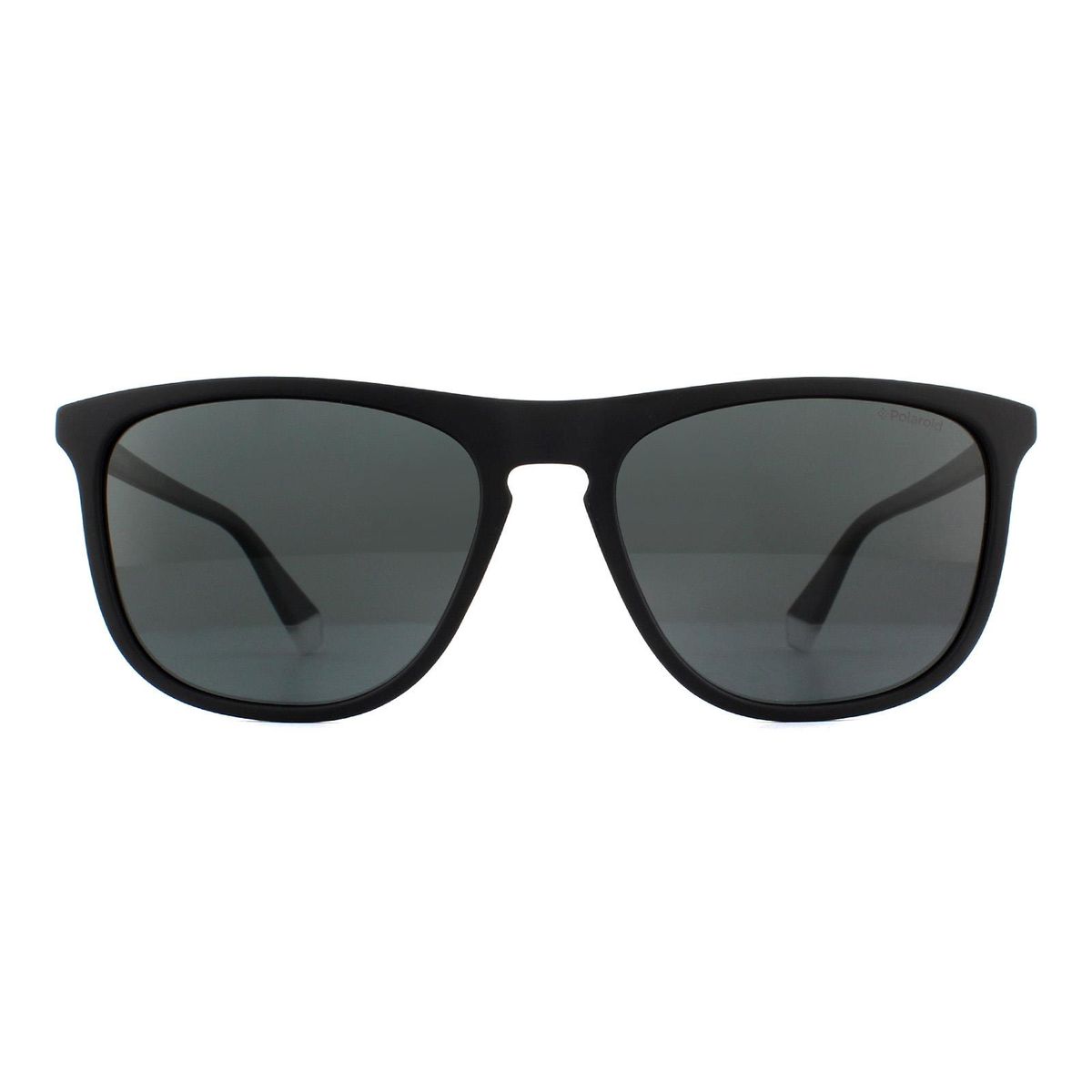 Matte schwarze rechteckige polarisierte Sonnenbrille